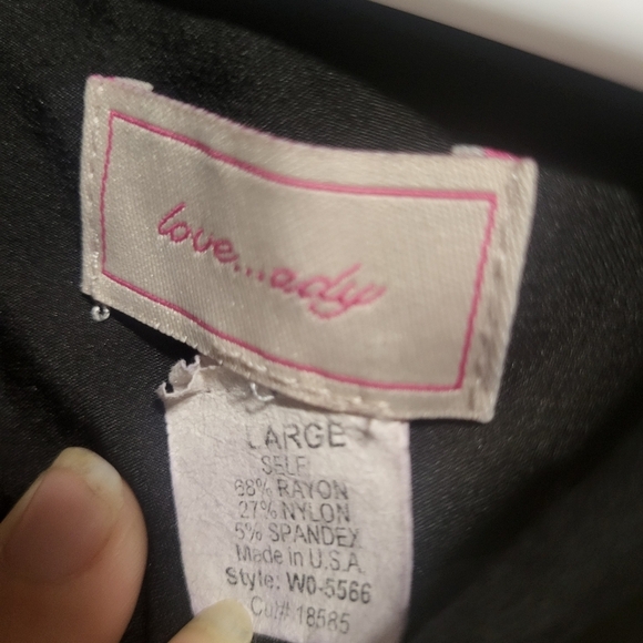 Y2k Love...Ady Little Black Dress Juniors Size‎ Large - Picture 3 of 3